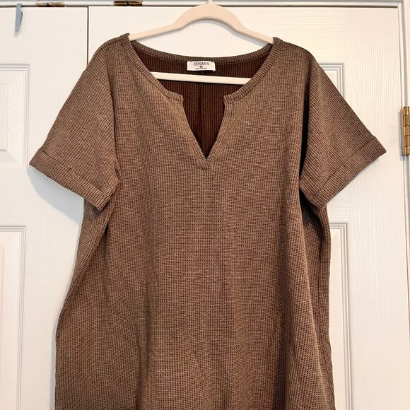 Chic Soul Brown Top - Picture 1 of 3